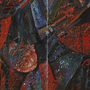 Gennady Zavizionny (1938-2013) “Cubist Composition”, 1990