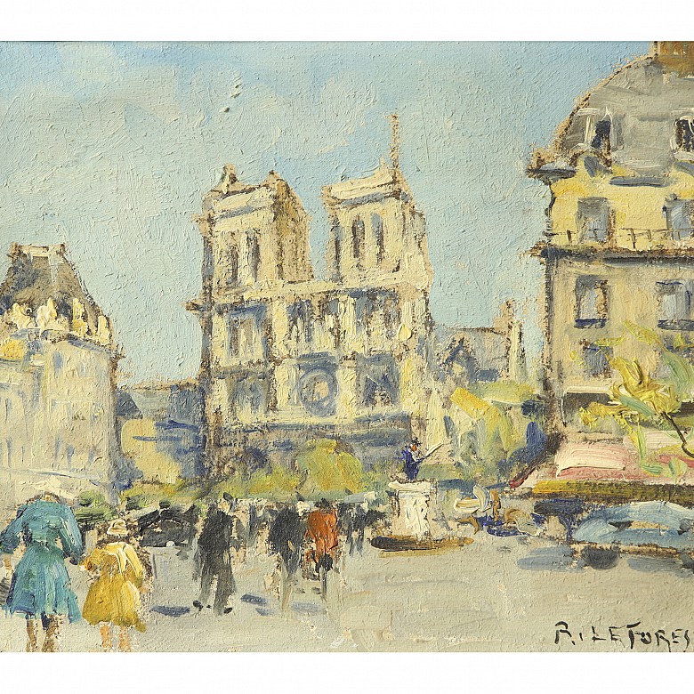 René Le Forestier (1903-1972) ‘Parisian landscapes’