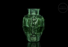 Desná Manufacture ‘Art Deco glass vase’, early 20th century