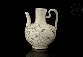 Ceramic ‘Cizhou’ jug, Song dynasty