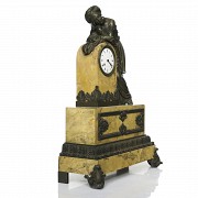 Empire table clock, France, 19th century