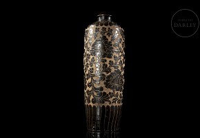 Ceramic vase with sgraffito decoration, Jin dynasty