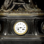 Gautier Eviteur ‘Bronze table clock’, late 19th century - 11