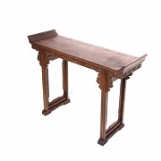 A Chinese wood altar table, 20th century