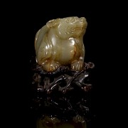 Jade carved “Mythical beast”, Qing dynasty