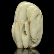 Carved jade figure 