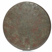 Large Indonesian copper tray, Talam, 19th - 20th centuries