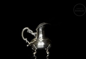 Spanish silver jug, 20th century