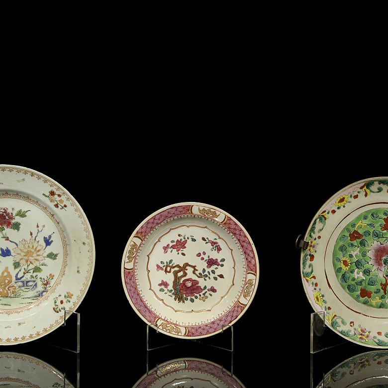 Set of chinese export porcelain, 19th century