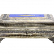 Silver jewelery box, van Arcken and Co, law 935