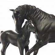 Cuatro caballos England Beswick Porcelain y Royal Doulton England