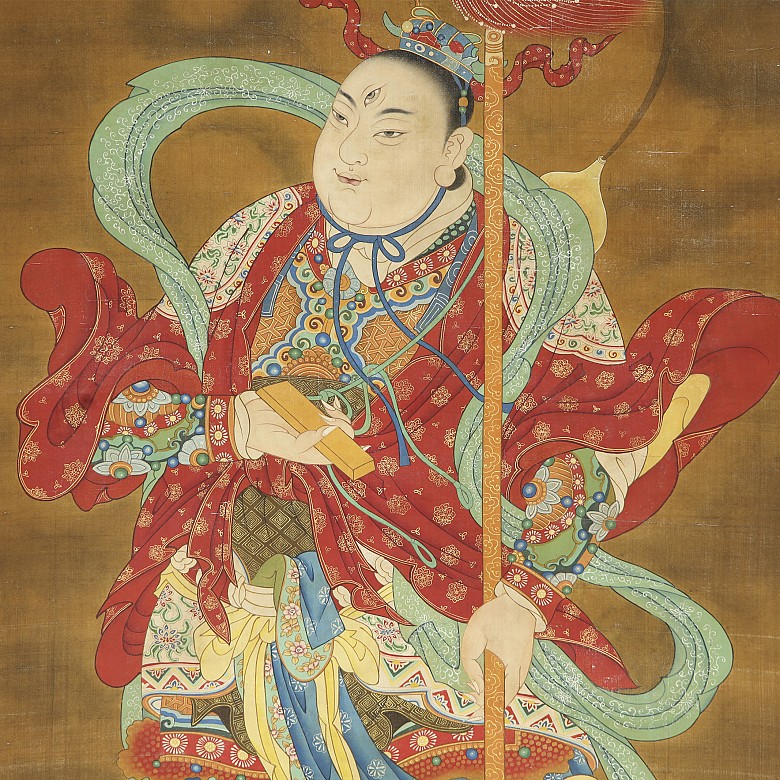 Chinese painting ‘Marshal Ma’, Qing dynasty