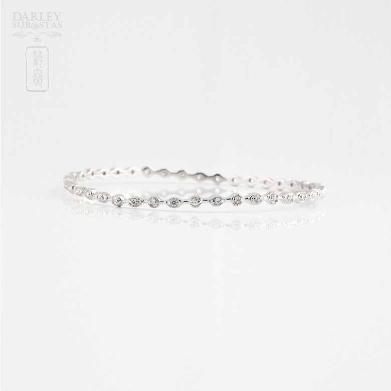 Pulsera circonitas en plata de ley, 925 - 1