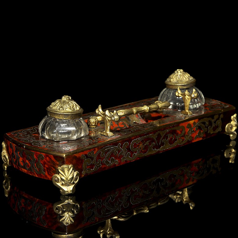 Boulle marquetry scribe's office, 19th century