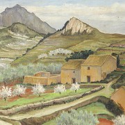 J. M. B. (20th century) ‘Rural landscape’