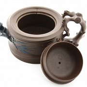 Beautiful clay teapot from Yixing.