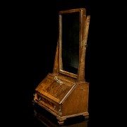 Dressing table mirror with desk, 19th century