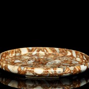 Glazed ceramic plate ‘Jasper’, with Qianlong stamp