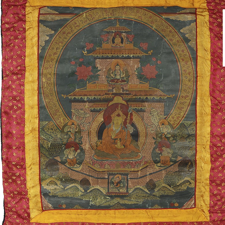 Thangka tibetano 