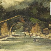 Spanish School late 19th century ‘Landscape’