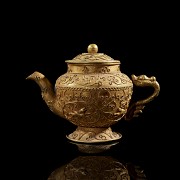 Gilt-bronze teapot, Tang style