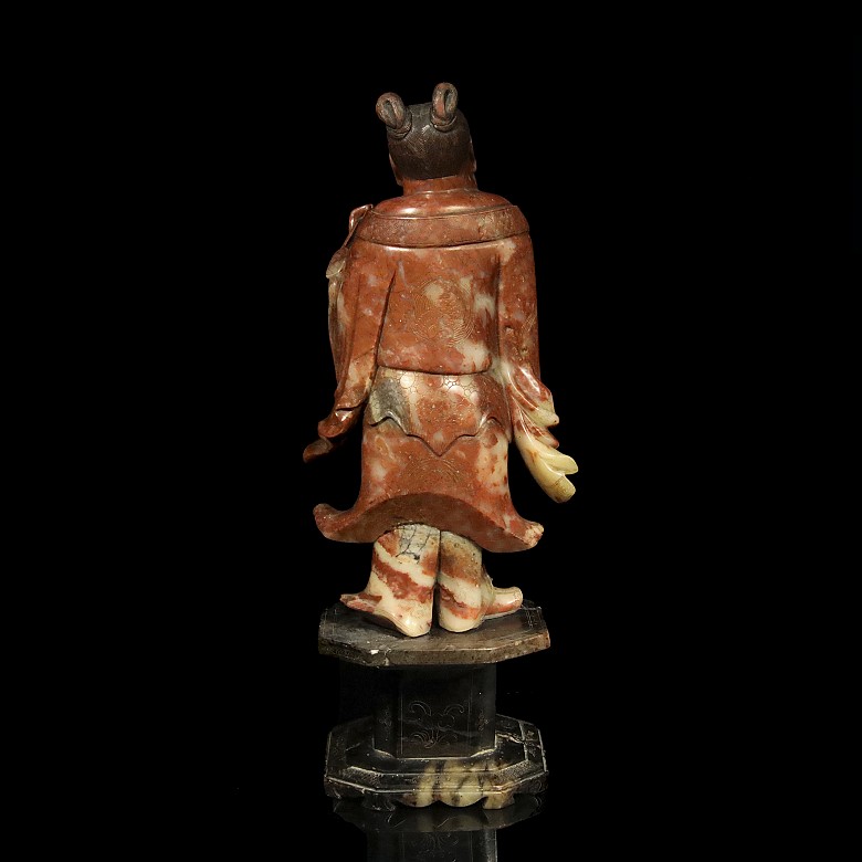 Figura de sabio chino, dinastía Qing