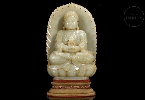 Hetian jade Buddha, Qing dynasty