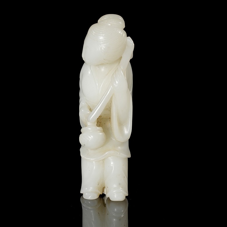 Carved jade figurine ‘Labrador’, Qing dynasty