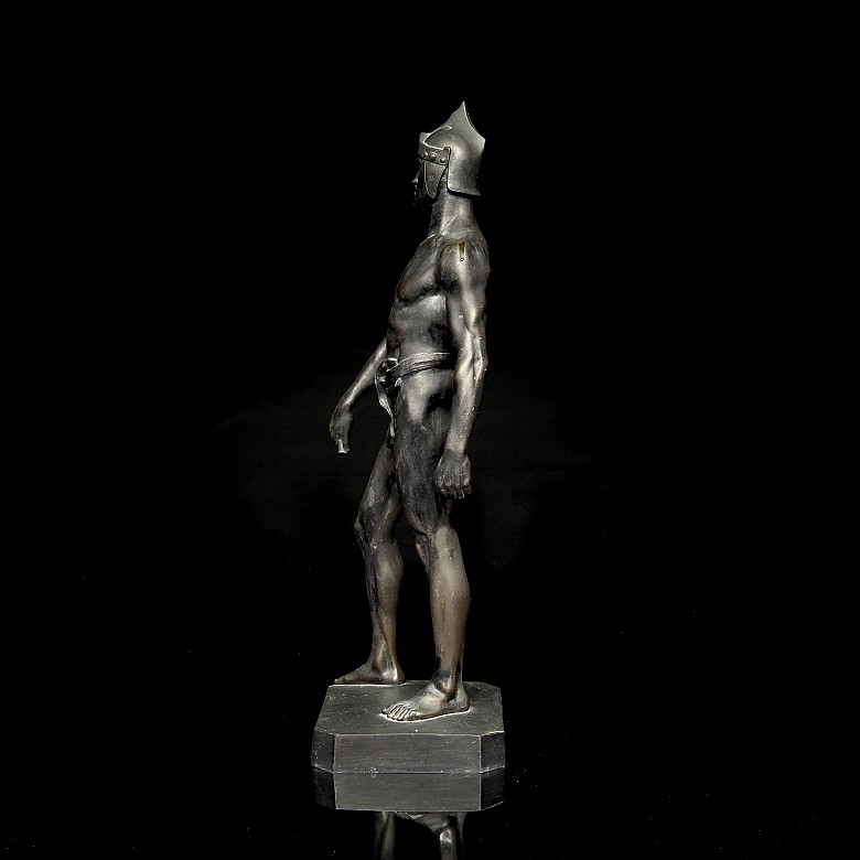 Bronze sculpture ‘Great Warrior’, 20th century