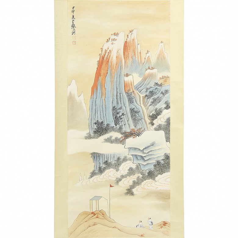 Chinese painting ‘Mountain landscape’, 20th century - 1