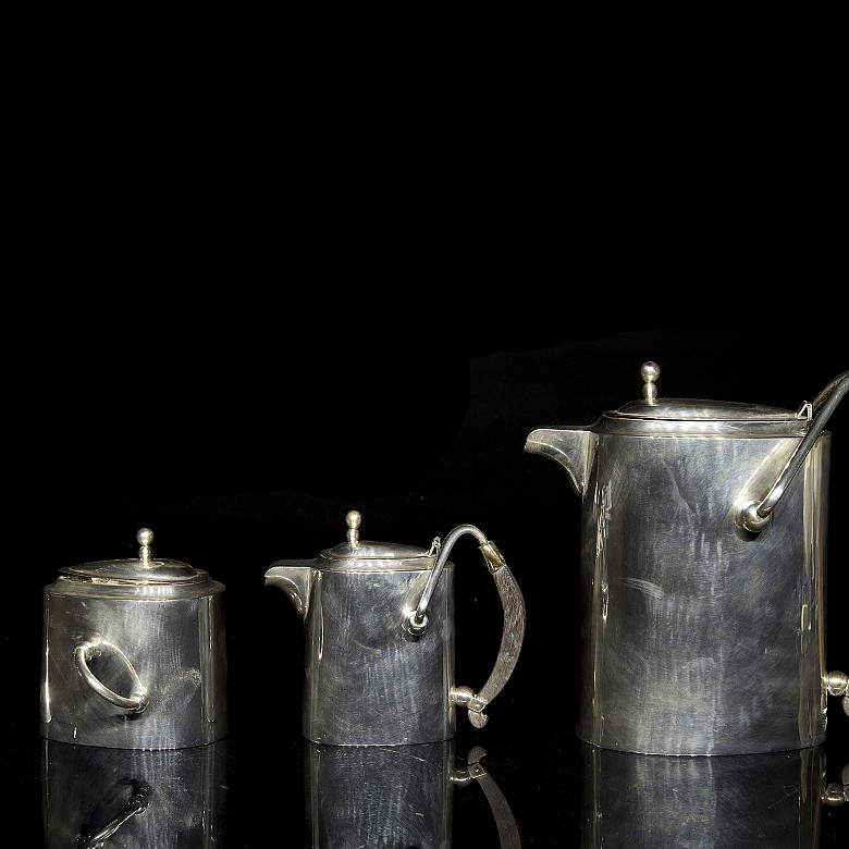 Mexican silver coffee set