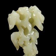 Carved white jade figurine ‘Taihu’, Qing dynasty