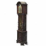 English style tall case clock, 20th century