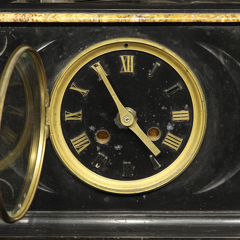 Napoleon III style table clock, 20th century