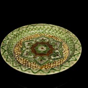 Sancai glazed ware dish, Tang dynasty