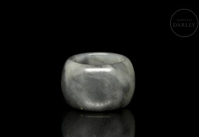 Anillo de arquero de jade, dinastía Qing