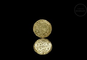 Gold coin “John II the Good” 14th Century