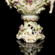 German porcelain ‘Pair of bonbonnieres’, 20th century