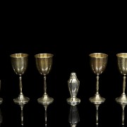 Tequila silver set, 20th century