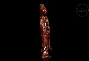 Figura de madera de Chenxiangmu 