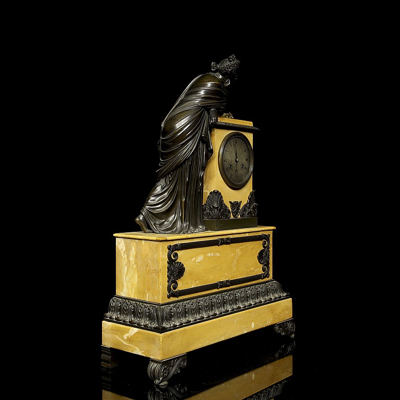 Empire table clock, France, 19th century