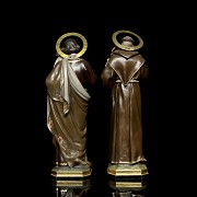 Spanish imagery “Pair of saints”, 20th century