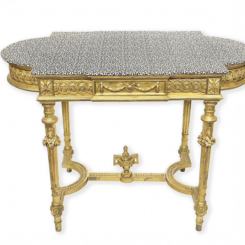 Wooden coffee table, Louis XVI style, early 20th century - 8