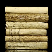 Collection of six books ‘Crónica Seráfica’ 17th-18th century