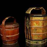 Two wedding baskets, China, 20th century