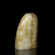 Jade seal with inscriptions, 20th Century