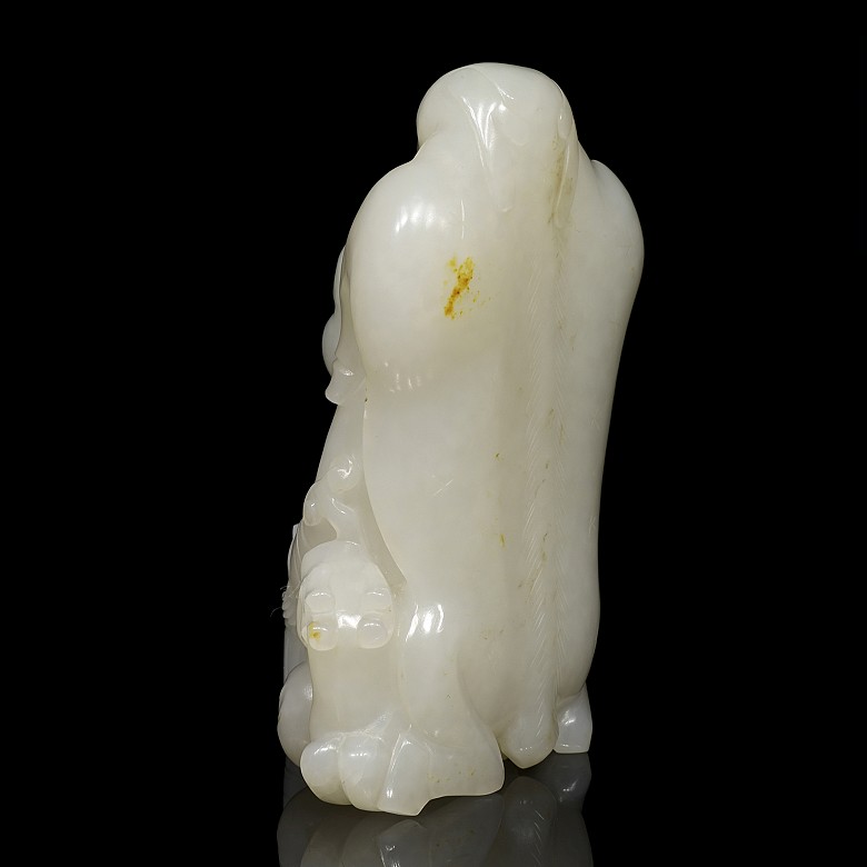 White jade figure 