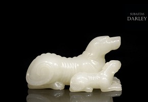 White jade figure 