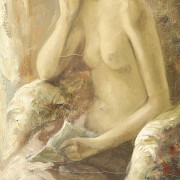 Royo ‘Seated young woman’, 20th century