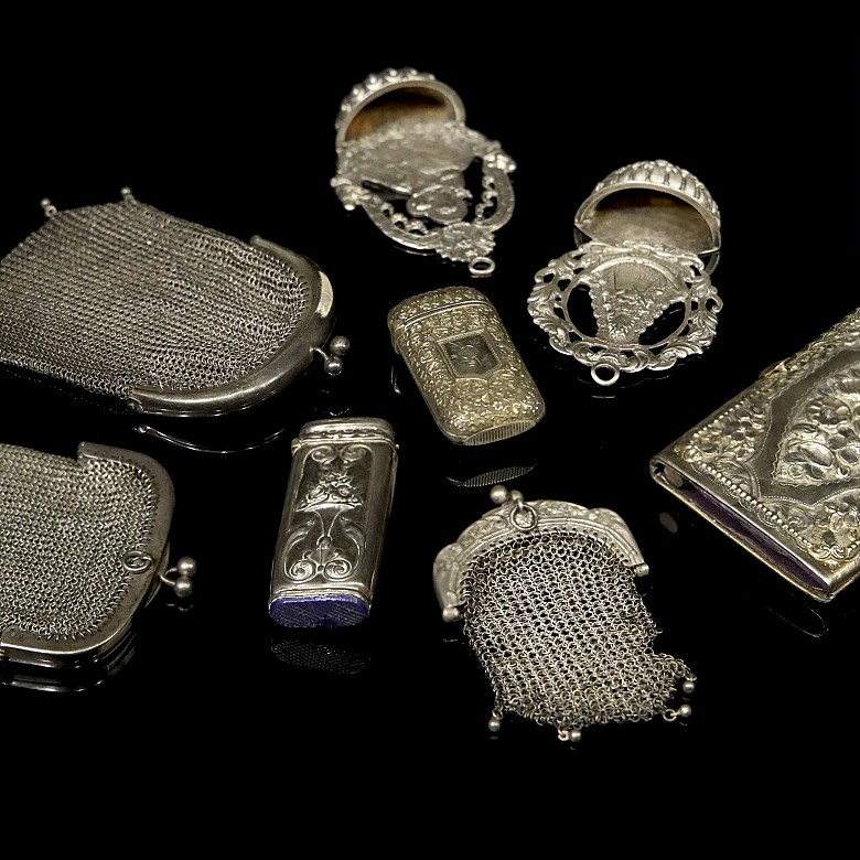 Small silver objects, 19th - 20th century